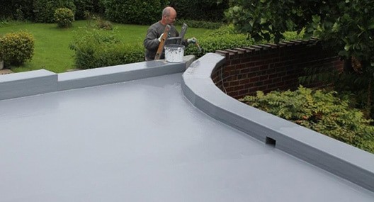 Painting a flat roof in Barnsley